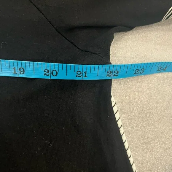 [6/XL-XXL]Alembika Black and White Circles Spotted Jersey Dress NWOT - Picture 8 of 10